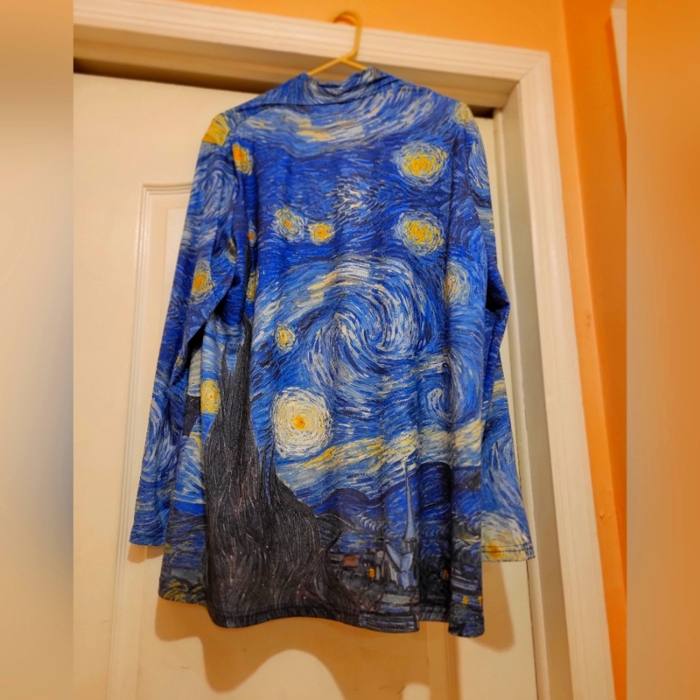 Starry Night 🌃 by Van Gogh ✨️ Light weight Cardigan